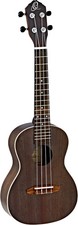Ortega Guitars RUCOAL Earth Series Concert Ukulele with White ABS Binding Tra...