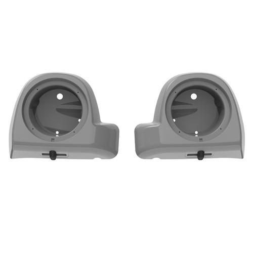 Billiard Gray Lower Vented Fairings Kit Glove For 14+ Harley Street Road Glid - Picture 7 of 12