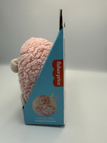 Fisher-Price Calming Vibes Hedgehog Soother Plush Toy Baby Infant 0+ NEW - Picture 2 of 4