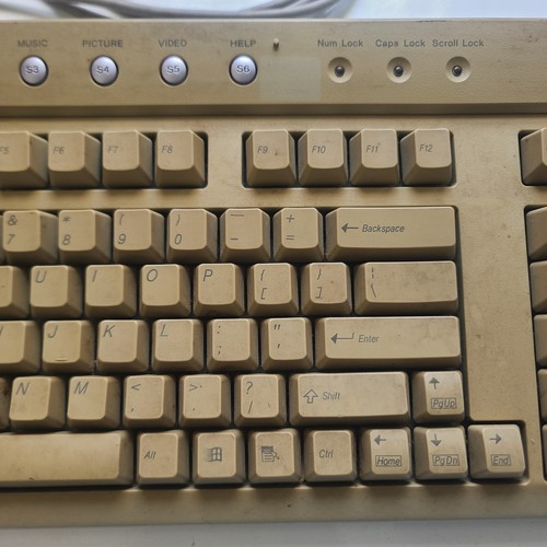 Sony VAIO PCVA-KB1P/UB 100-Key PS/2 Wired Multimedia Keyboard PS2 Vintage - Picture 4 of 7