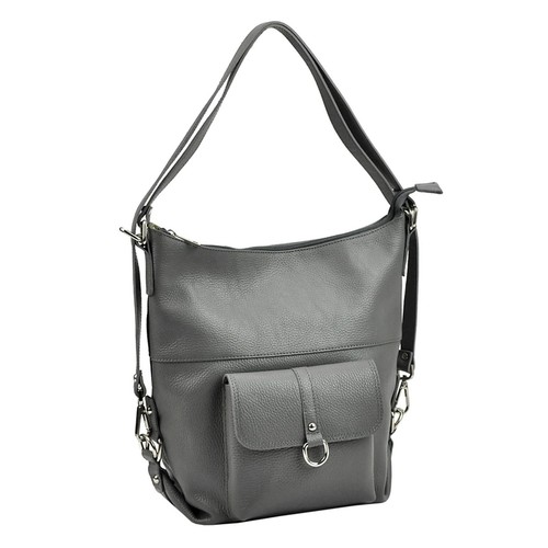 Italienischer wandelbarer Lederrucksack Beuteltasche Tasche Handarbeit Rucksack Handtasche - Bild 4 von 7