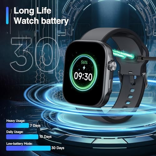 Smart Watch for Men Women, 1.99" AMOLED Display Fitness - Picture 6 of 8