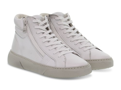 Sneakers Crime London 12851 B in pelle bianco - Scarpe Uomo - Picture 5 of 5