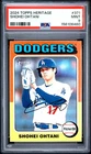 156106460 Shohei Ohtani 2024 Topps Heritage #371 PSA 9