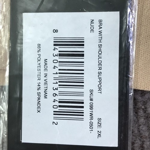 Tommie Copper BH Damen 2XL Nude Schulterstütze Kupfer Zink Infused Comfort - Bild 3 von 8