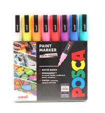 Uni-ball Pastel Posca PC-3M Marker Pens 8 Pack Paint pens graffiti arts crafts