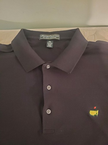 Masters Collection Mens XXL Black 100% Pima Cotton Short Sleeve Golf Polo - Bild 6 von 13