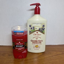 Old Spice Gentleman's Hydrating Lotion Lavender Mint, Swagger Deodorant Set