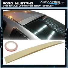Fits 05-14 Ford Mustang IKON Style Top Roofline Windshield Visor Spoiler ABS