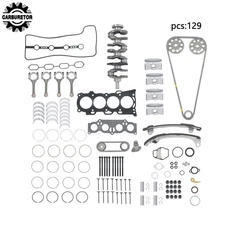 For Toyota Corolla 2009-2013 Engine Rebuild Overhaul Kit Crankshaft Rods Timing