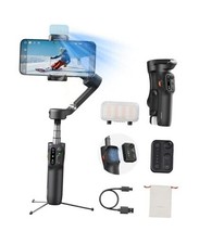 X3 Gimbal Stabilizer for iPhone, Phone Stabilizer for Video Black