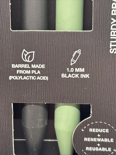 Juego de 4 bolígrafos recargables Altitude, 1,0 mm, tinta negra, 2 más tinta (B49 - Imagen 6 de 6