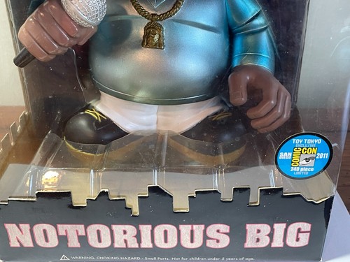 Notorious Big Urban Vinyl SDCC 2011 Toy Tokyo Exclusive Metallic Blue 240pc - Picture 3 of 17