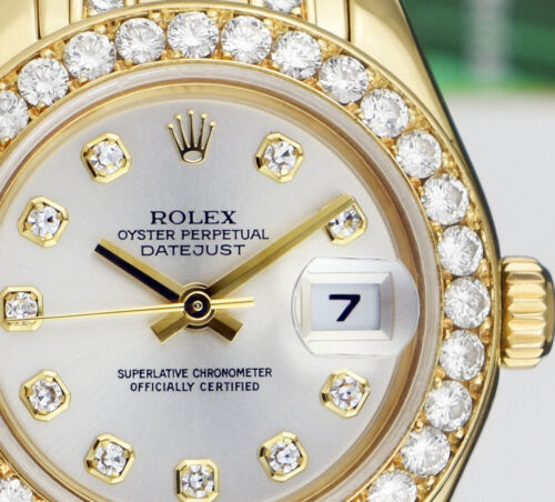 ROLEX 18kt Gold PearlMaster Masterpiece Silver Dial Diamond Band 80298 SANT - Picture 7 of 7