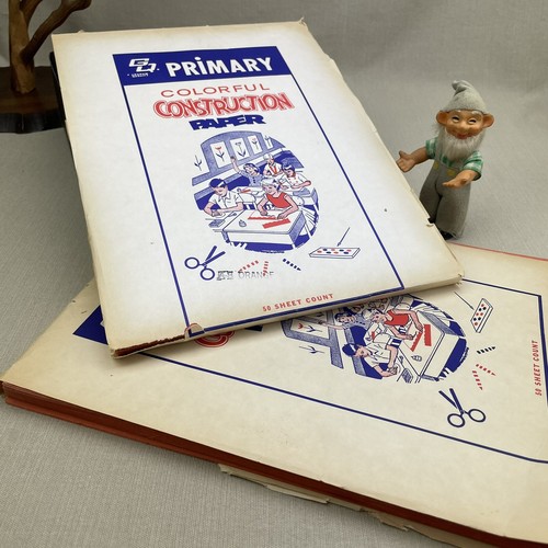 2 Packungen Primär Vintage Baupapier ~ A-8 orange ~ Graham Qualität - Bild 6 von 11