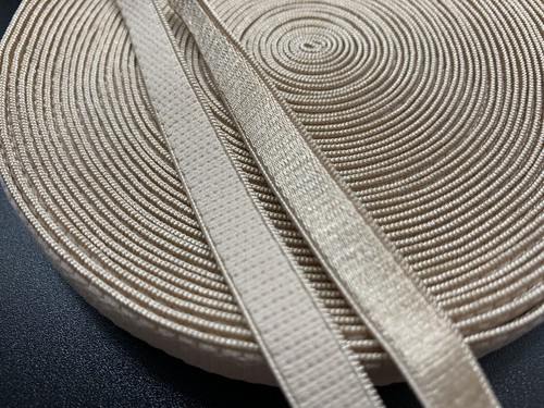 Correa elástica de felpa desnuda 3/8 pulgadas 5 yardas - Imagen 1 de 6