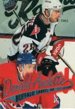 #13 Donald Audette  Buffalo Sabres 1996-97 Fleer Ultra Hockey Card