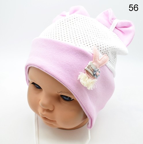 Girls Hat Baby Toddler Hat Tie up Cap Summer Spring Cotton Beanie Net Mesh - Picture 47 of 90