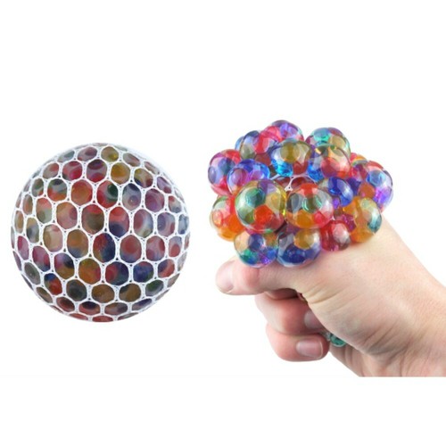 Squishy Mesh Net Ball Colour Beads 