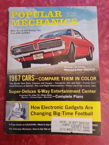 Popular Mechanics - 1965 1st Ed - Oct-Nov 1966 Jan-Dec 1967 - Jan Mar Oct NM $5 - Picture 46 of 73