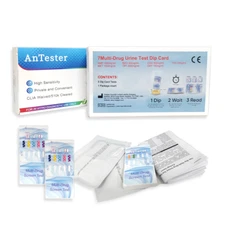 5pcs* 7in1 Multi rapid drug test for urine AMP-BZO-COC-THC-MET-OPI-OXY home test