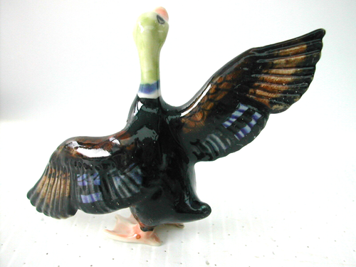 KLIMA E715 Miniature statuette en porcelaine - CANARD SAUVAGE DUCK - Picture 3 of 4