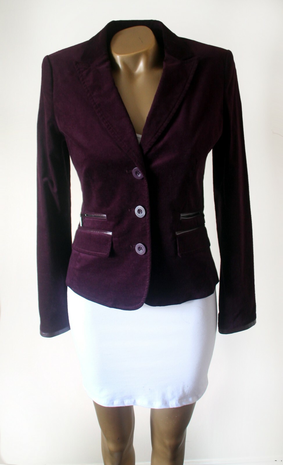 Jasper Conran Blazer veste 10 Neuf avec étiquette pcourire cord velours Touch Ajustée Jasper Conran Blazer veste 10 Neuf avec étiquette pcourire cord velours Touch Ajustée