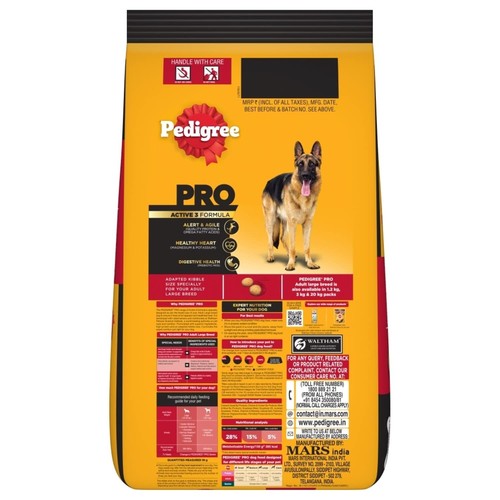 Pedigree PRO Adult Dry Dog Food for Large Breed Active Dog, 10kg Pack - Bild 2 von 5
