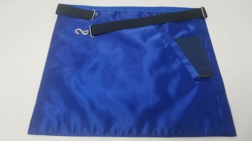 Masonic Master Mason Blue Lodge Apron Freemason (Lambskin Non-Stiff) & gloves - Picture 5 of 5