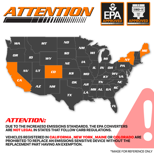 [OE STYLE] Center Exhaust Catalytic Converter For 2004-2009 Toyota Prius 1.5L - Picture 9 of 11