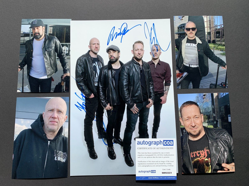 VOLBEAT In-person komplett signed Foto 20x30 +Foto +ACOA SB92223 autograph - Picture 1 of 2