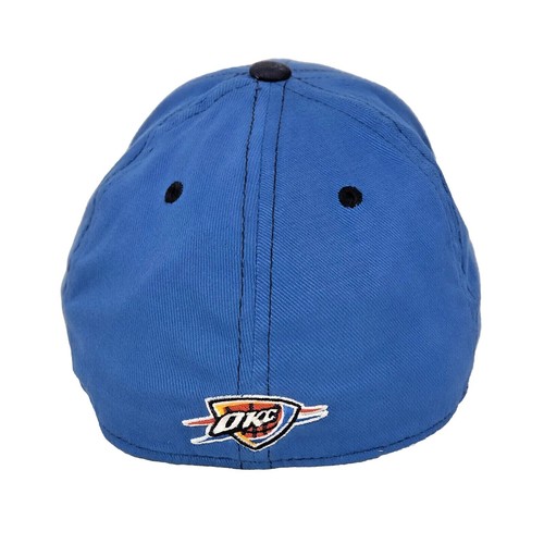 NBA Oklahoma City Thunder Adidas Adult Structured Flex Fit Cap Hat Size S/M - Picture 3 of 11