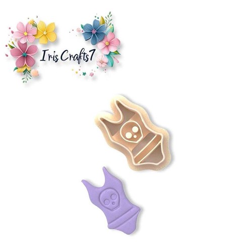 Swimsuite with Skull Polymer Clay Cutter - Earring Tool - Picture 1 of 6