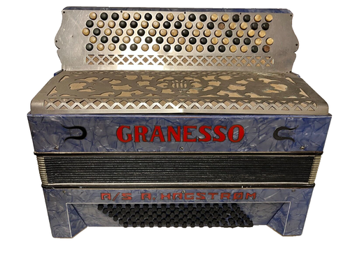 Granesso R/S A. Hagström Button Accordion - Vintage, Working, Needs Tuning - Picture 1 of 14