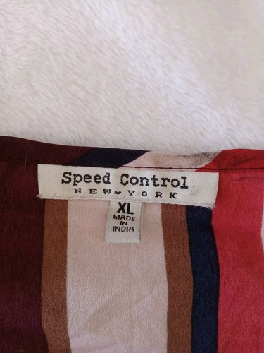 Size XL, Speed Control New York Striped Sleeveless Dress - Picture 7 of 9