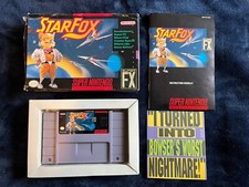Star Fox SNES Super Nintendo Entertainment System  Complete CIB Authentic