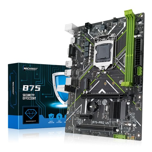 B75 Motherboard LGA 1155 with Intel i3 3220 & Cooler 8GB DDR3 RAM SATA NGFF M.2 - Picture 12 of 12