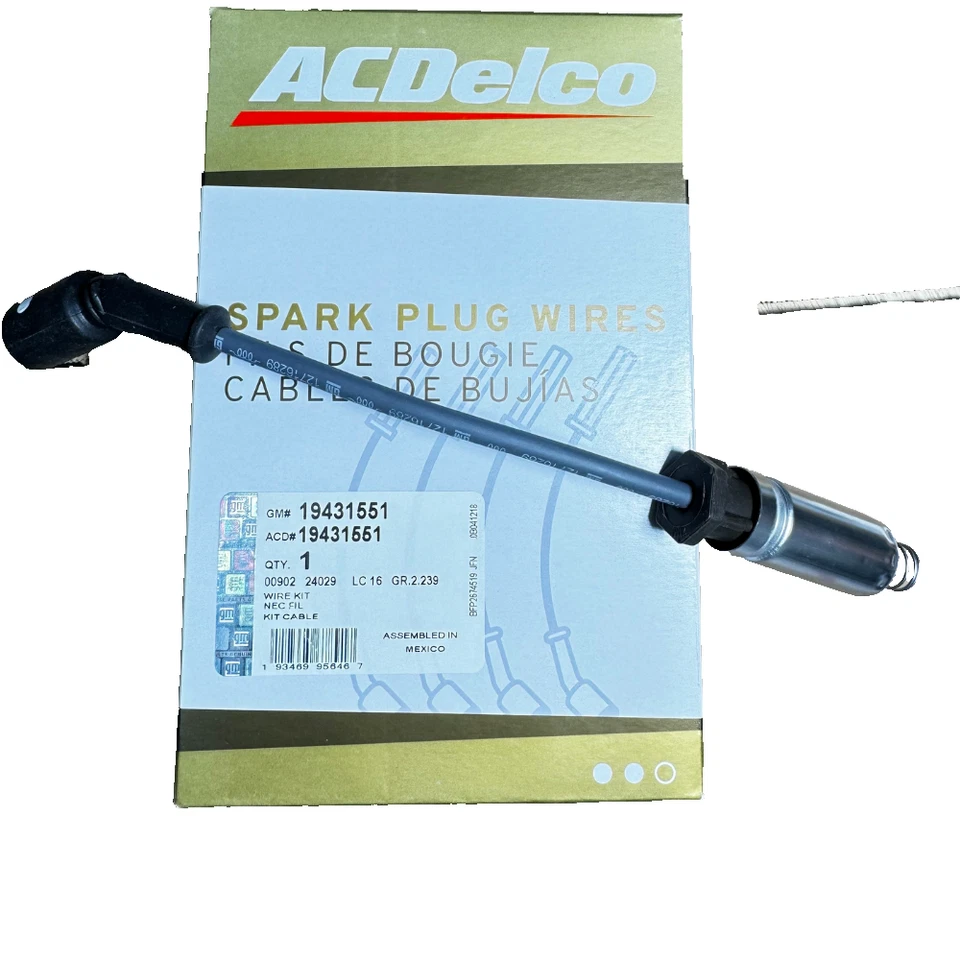 758EE AC Delco Spark Plug Wires Set of 8 New for Chevy Chevrolet Silverado 1500 - Image 2 of 4