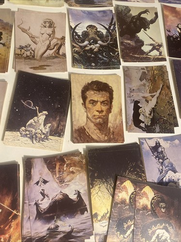 Frank Frazetta Collector's Cards, 1991, Comic Images Lot Of 195+ Duplicates ￼ - Picture 7 of 22