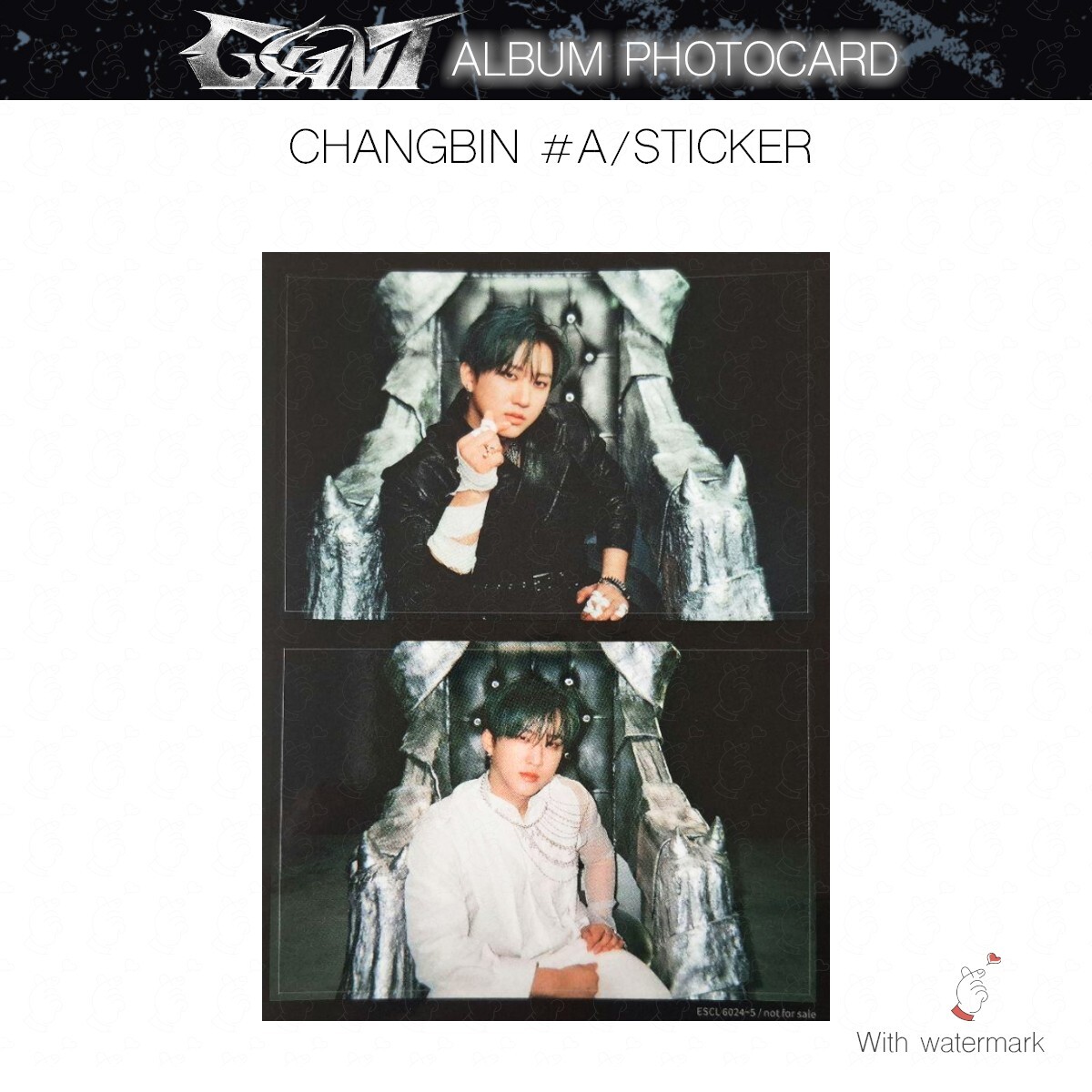 StrayKids Changbin 紙類セット Changbin Official Standing Paper Stray Kids 2023 Season's