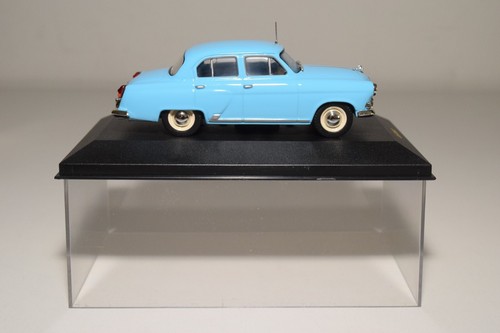 A39 1:43 IXO CLC032 VOLGA GAZ M21 1959 BLUE MINT BOXED RARE - Picture 4 of 8