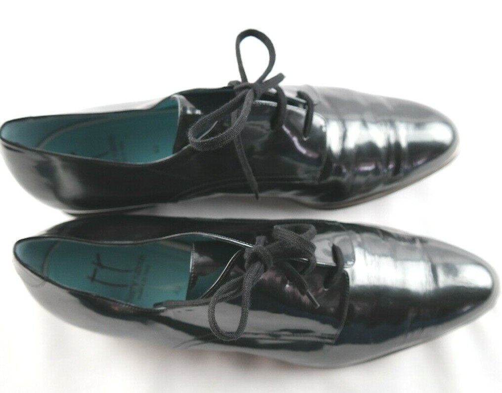 Thierry Rabotin Oxfords Womens Womens Womens Sz 12 Metallic Pewter Leather Lace Up shoes Eu 43 1eb483 Thierry Rabotin Oxfords Womens Womens Womens Sz 12 Metallic Pewter Leather Lace Up shoes Eu 43 1eb483