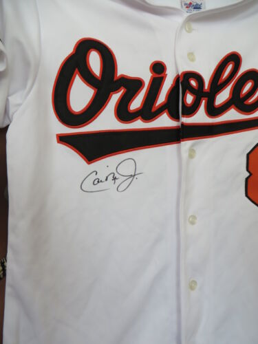 Cal Ripken signed autographed Orioles AUTHENTIC Majestic white 8 jersey IRONCLAD - Picture 2 of 2