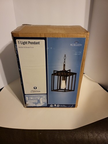 Hanging Ceiling Pendant Light Fixture Bronze - 1 Bulb - Picture 1 of 4