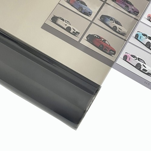 Fit For 12"x78" Light Black Gloss Tint Film Lens Vinyl Wrap Headlight taillight - Picture 6 of 7