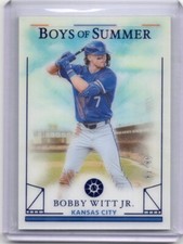 2024 Panini Boys of Summer BOBBY WITT JR Blue parallel /99 ROYALS