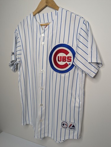Chicago Cubs MLB Derrek Lee (2004-2010) button up Jersey Medium Majestic - Picture 2 of 5