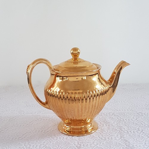 Royal Winton Grimwades GOLDEN AGE Tea Pot, Made in England, 1940s - Picture 7 of 10