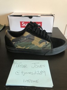 vans camo green