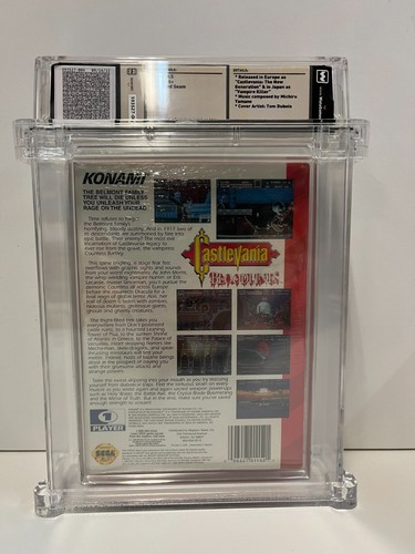 CASTLEVANIA: BLOODLINES SEGA GENESIS 1994 USA NEW FACTORY SEALED WATA GRADED 8.5 - Picture 9 of 18